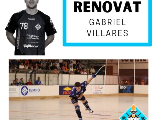 Gabriel Villares és la quarta renovació del Patí 20/21