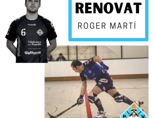 Roger Martí, renovat per una temporada més amb el Patí